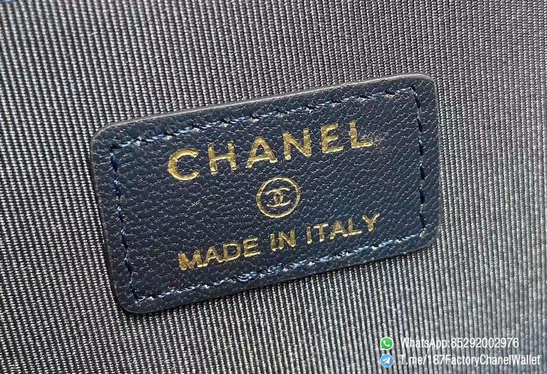 187 Factory Chanel Wallet 19 Zipped Card Holder Abysse Blue Gold Tone Ruthenium Finish Metal 09 187 Factory Chanel Wallet 19 Zipped Card Holder Abysse Blue Gold Tone Ruthenium Finish Metal 09