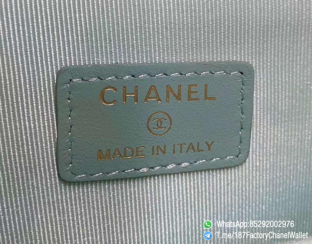 187 Factory Chanel Wallet 19 Zipped Card Holder Aqua Gold Tone Ruthenium Finish Metal 09 187 Factory Chanel Wallet 19 Zipped Card Holder Aqua Gold Tone Ruthenium Finish Metal 09