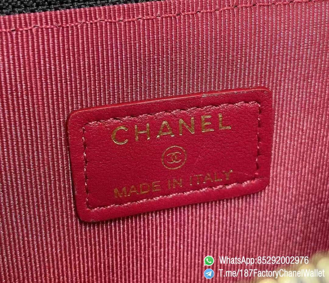 187 Factory Chanel Wallet 19 Zipped Card Holder Black Gold Tone Ruthenium Finish Metal 09 187 Factory Chanel Wallet 19 Zipped Card Holder Black Gold Tone Ruthenium Finish Metal 09