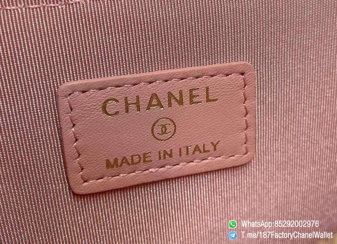 187 Factory Chanel Wallet 19 Zipped Card Holder Pink Gold Tone Ruthenium Finish Metal 09 187 Factory Chanel Wallet 19 Zipped Card Holder Pink Gold Tone Ruthenium Finish Metal 09