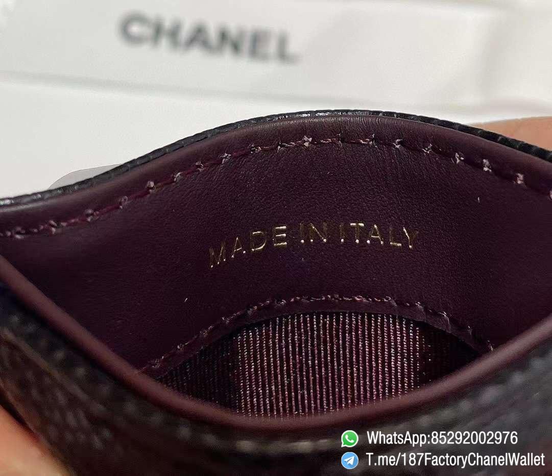 187 Factory Chanel Classic Card Holder Black Grained Calfskin Gold Tone Metal 09 1 187 Factory Chanel Classic Card Holder Black Grained Calfskin Gold Tone Metal 09 1