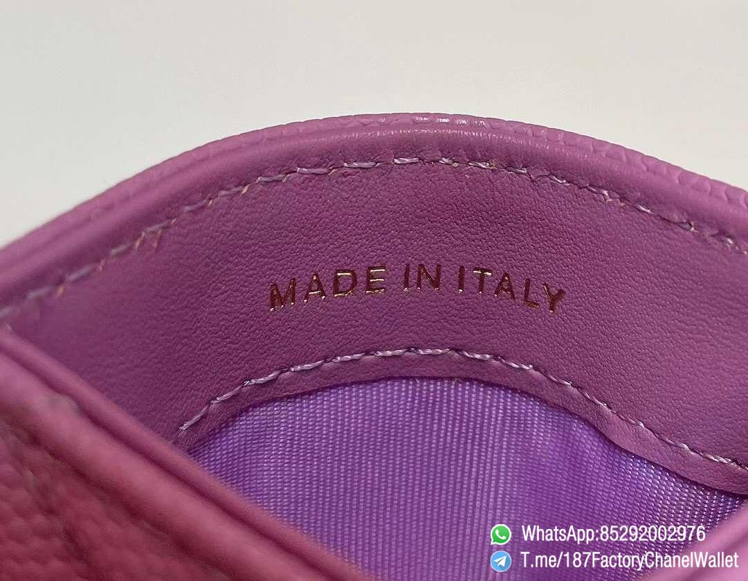 187 Factory Chanel Classic Card Holder Cyclamen Purple Grained Shiny Gold Tone Metal 08 187 Factory Chanel Classic Card Holder Cyclamen Purple Grained Shiny Gold Tone Metal 08