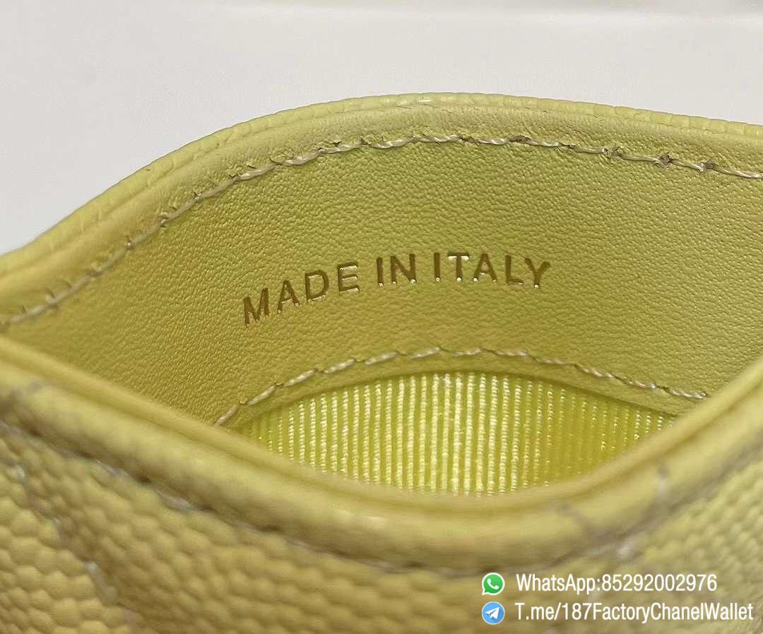 187 Factory Chanel Classic Card Holder Jaune Poussin Yellow Grained Shiny Gold Tone Metal 08 187 Factory Chanel Classic Card Holder Jaune Poussin Yellow Grained Shiny Gold Tone Metal 08