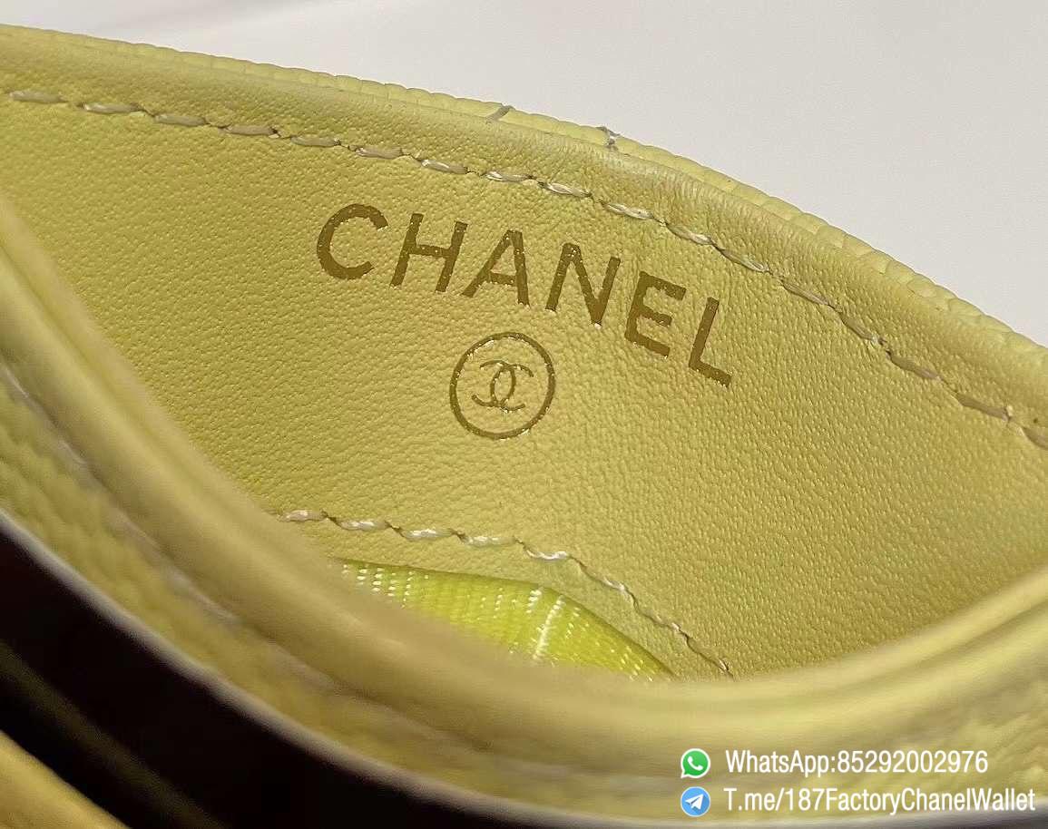 187 Factory Chanel Classic Card Holder Jaune Poussin Yellow Grained Shiny Gold Tone Metal 09 187 Factory Chanel Classic Card Holder Jaune Poussin Yellow Grained Shiny Gold Tone Metal 09