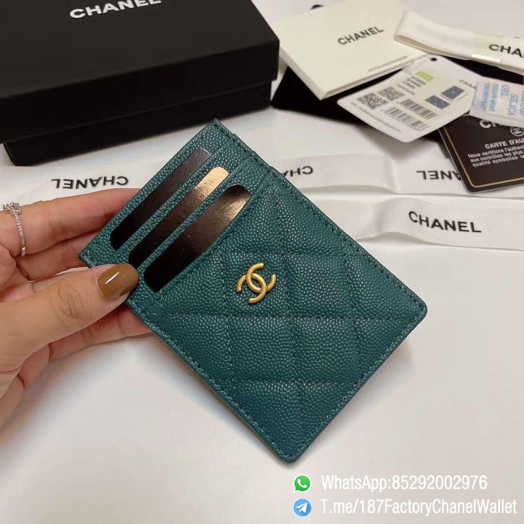 187 Factory Chanel Classic Card Holder Malachite Green Grained Shiny Gold Tone Metal 03 187 Factory Chanel Classic Card Holder Malachite Green Grained Shiny Gold Tone Metal 03