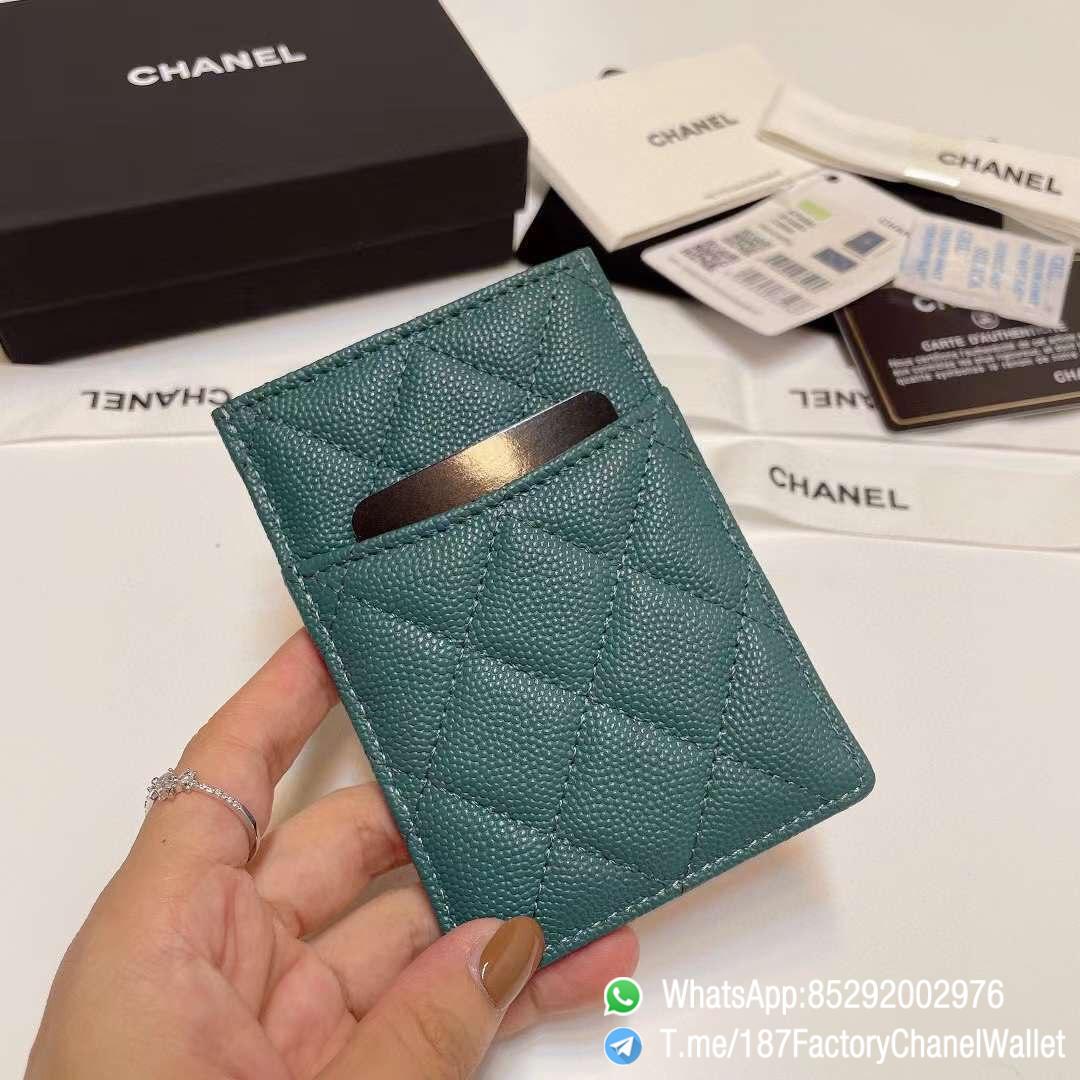187 Factory Chanel Classic Card Holder Malachite Green Grained Shiny Gold Tone Metal 05 187 Factory Chanel Classic Card Holder Malachite Green Grained Shiny Gold Tone Metal 05