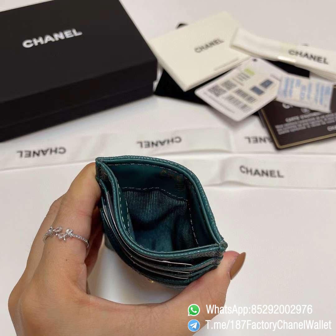 187 Factory Chanel Classic Card Holder Malachite Green Grained Shiny Gold Tone Metal 07 187 Factory Chanel Classic Card Holder Malachite Green Grained Shiny Gold Tone Metal 07