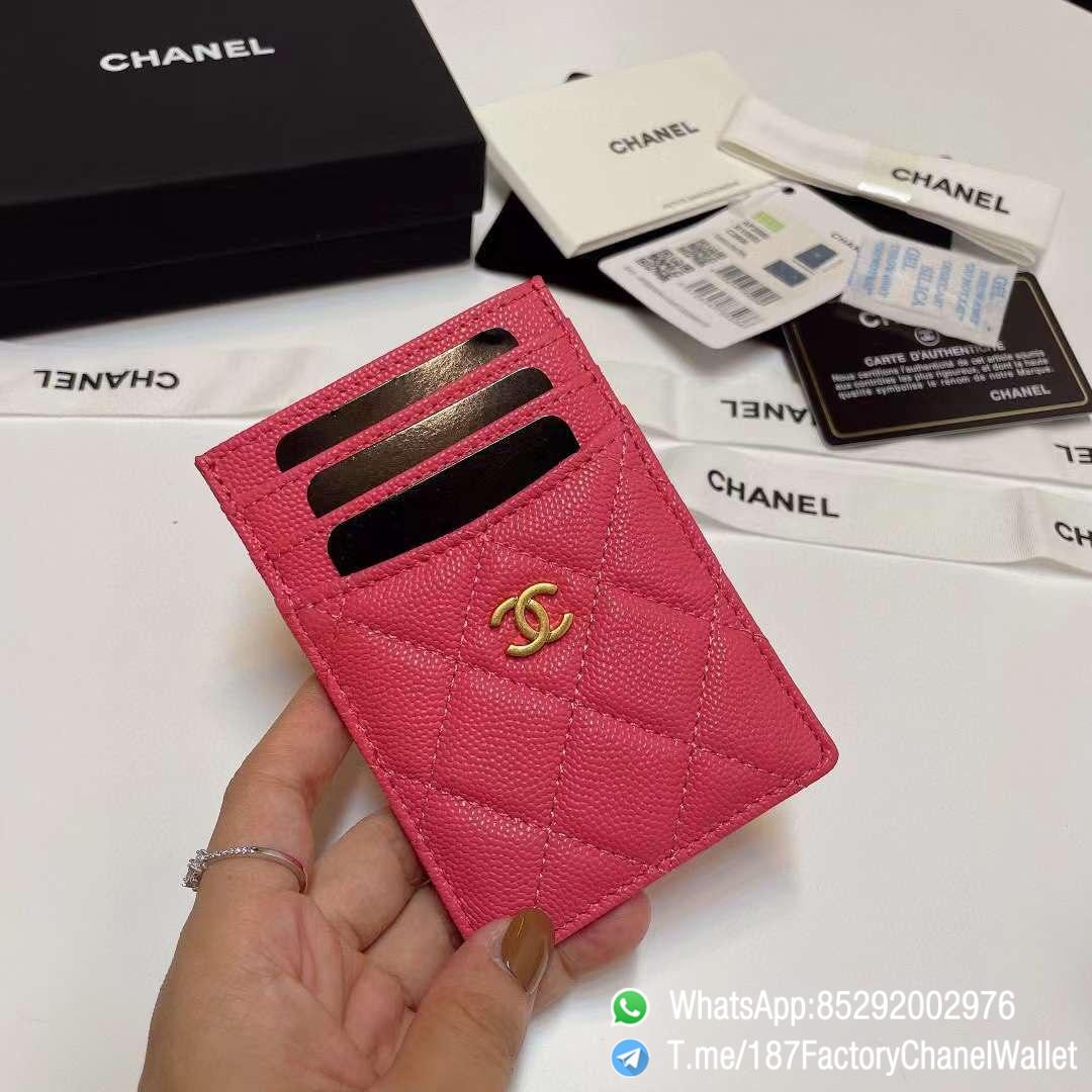 187 Factory Chanel Classic Card Holder Premiere Dame Red Grained Shiny Gold Tone Metal 01 187 Factory Chanel Classic Card Holder Premiere Dame Red Grained Shiny Gold Tone Metal 01