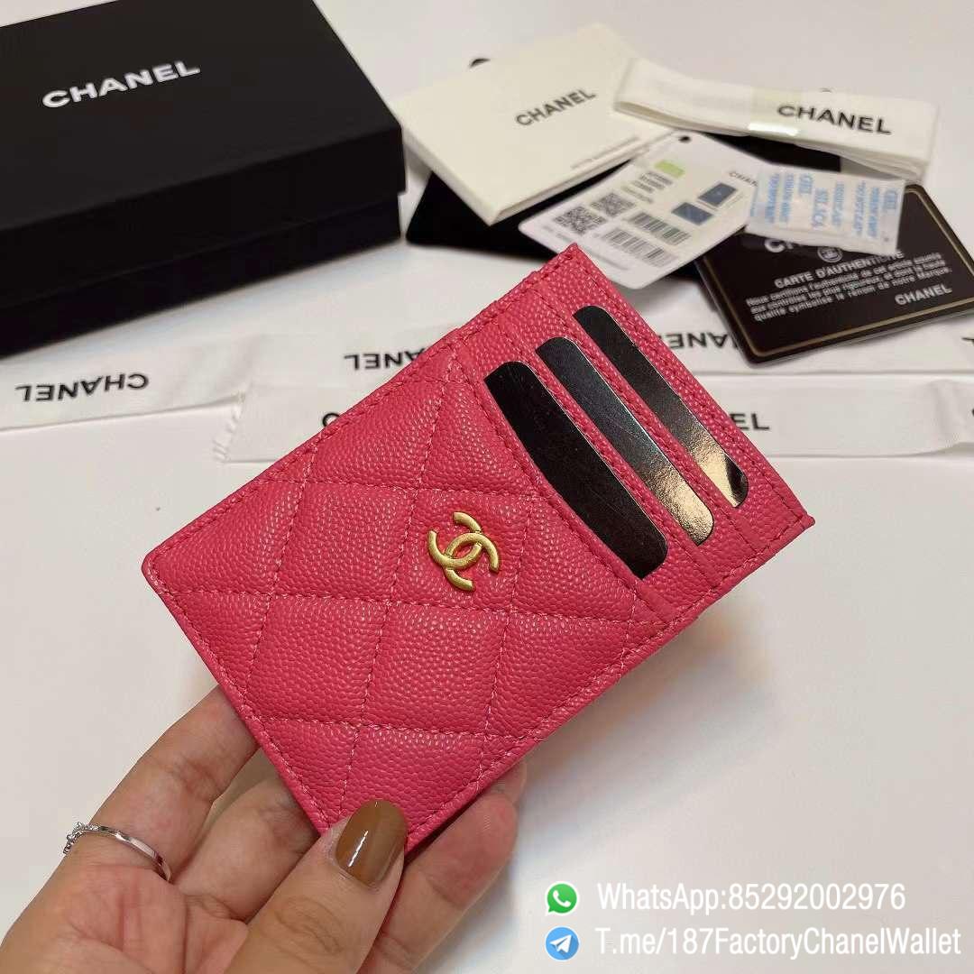 187 Factory Chanel Classic Card Holder Premiere Dame Red Grained Shiny Gold Tone Metal 02 187 Factory Chanel Classic Card Holder Premiere Dame Red Grained Shiny Gold Tone Metal 02