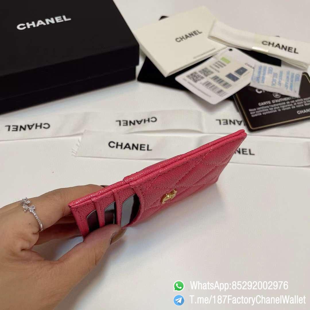 187 Factory Chanel Classic Card Holder Premiere Dame Red Grained Shiny Gold Tone Metal 06 187 Factory Chanel Classic Card Holder Premiere Dame Red Grained Shiny Gold Tone Metal 06