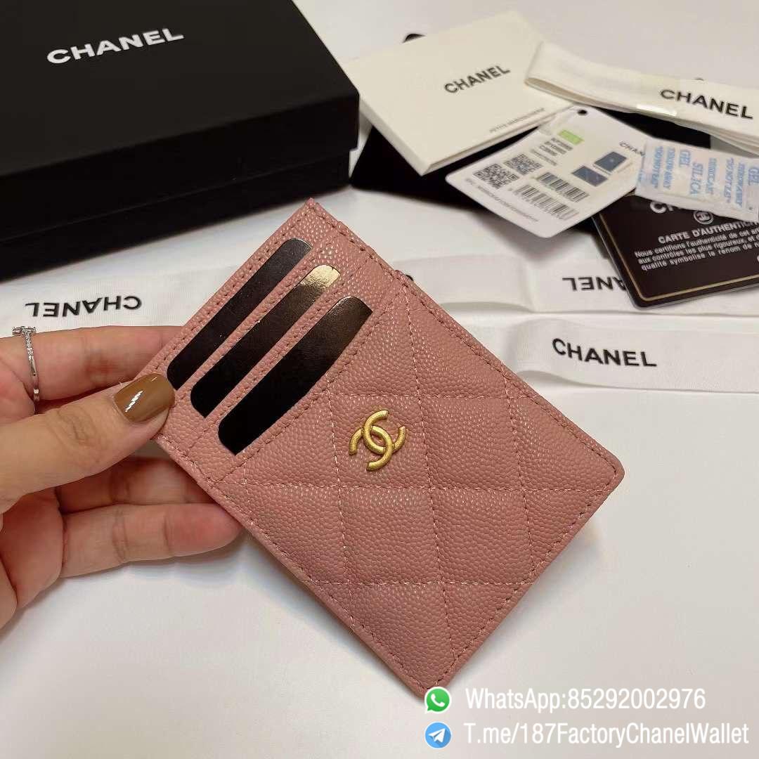 187 Factory Chanel Classic Card Holder Rouge Venitienne Pink Grained Shiny Gold Tone Metal 03 187 Factory Chanel Classic Card Holder Rouge Venitienne Pink Grained Shiny Gold Tone Metal 03
