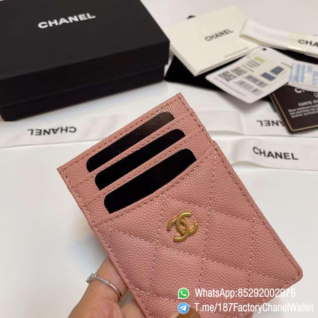 187 Factory Chanel Classic Card Holder Rouge Venitienne Pink Grained Shiny Gold Tone Metal 04 187 Factory Chanel Classic Card Holder Rouge Venitienne Pink Grained Shiny Gold Tone Metal 04