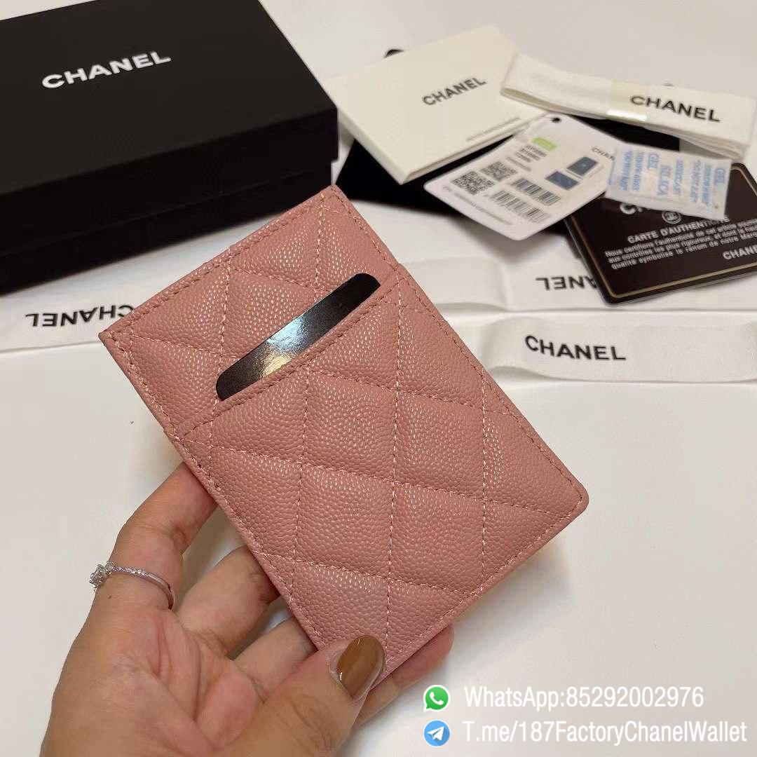 187 Factory Chanel Classic Card Holder Rouge Venitienne Pink Grained Shiny Gold Tone Metal 05 187 Factory Chanel Classic Card Holder Rouge Venitienne Pink Grained Shiny Gold Tone Metal 05