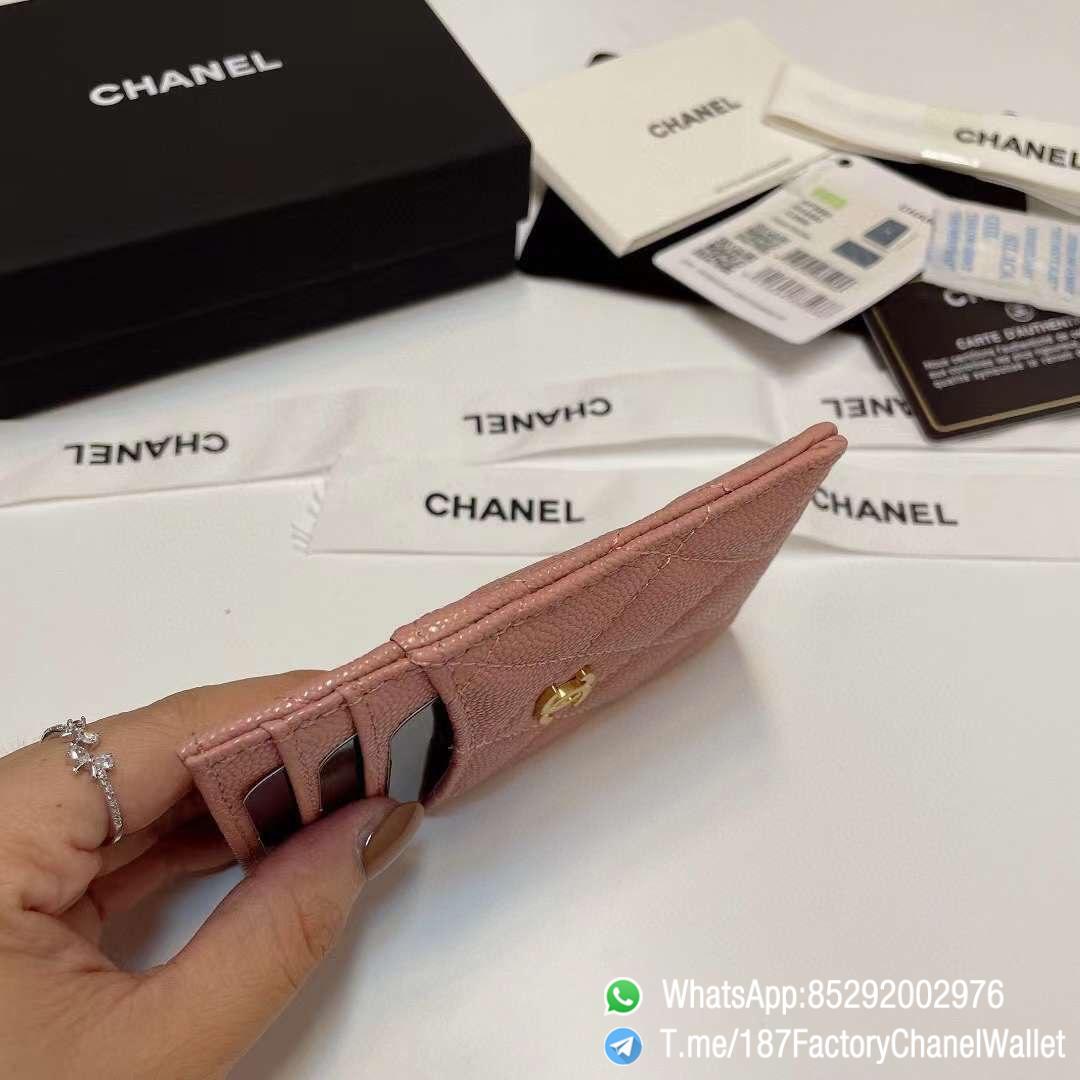 187 Factory Chanel Classic Card Holder Rouge Venitienne Pink Grained Shiny Gold Tone Metal 06 187 Factory Chanel Classic Card Holder Rouge Venitienne Pink Grained Shiny Gold Tone Metal 06