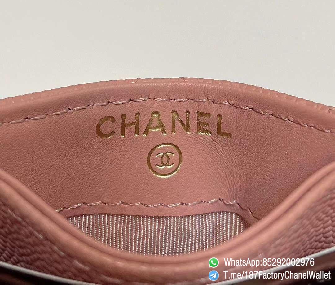 187 Factory Chanel Classic Card Holder Rouge Venitienne Pink Grained Shiny Gold Tone Metal 09 187 Factory Chanel Classic Card Holder Rouge Venitienne Pink Grained Shiny Gold Tone Metal 09