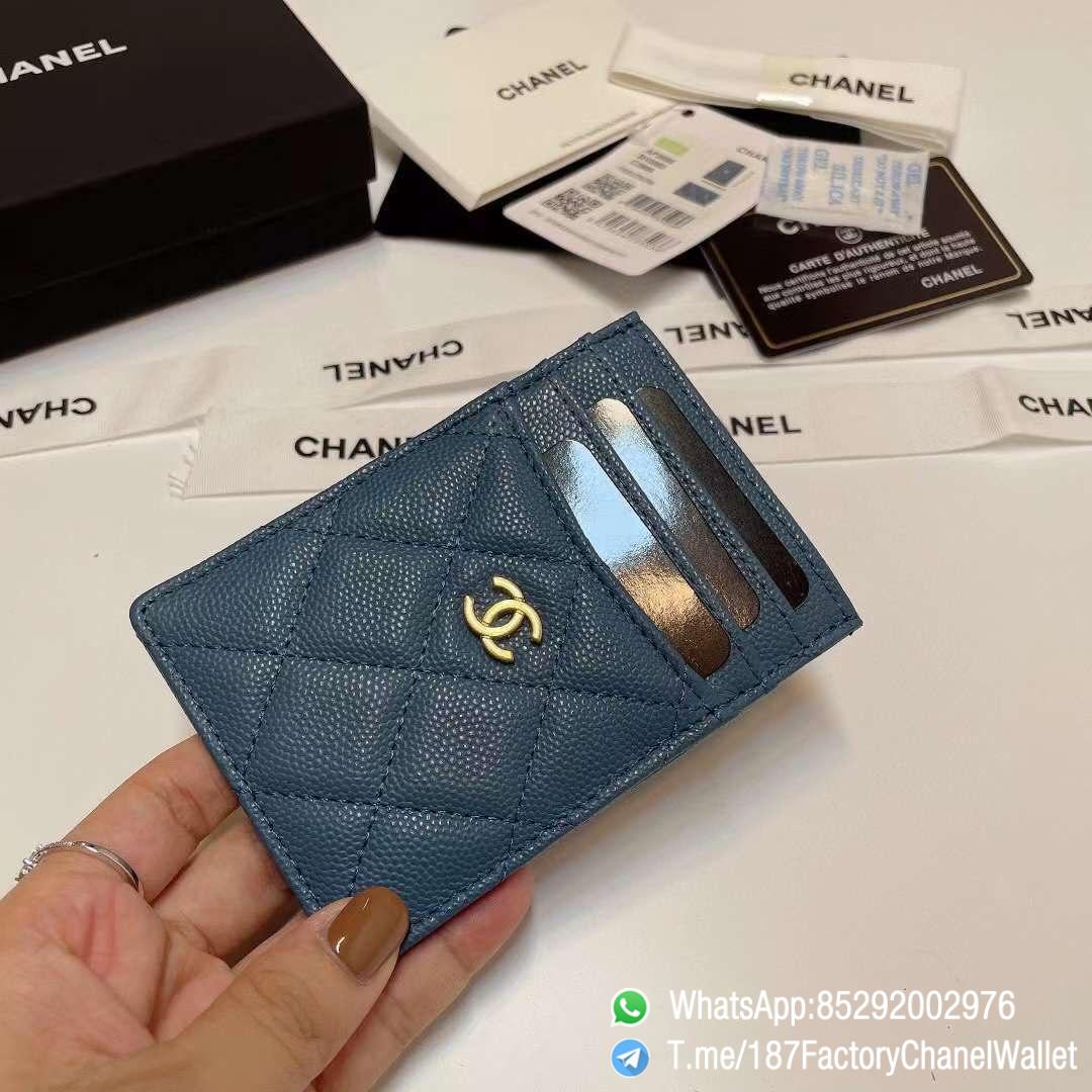 187 Factory Chanel Classic Card Holder Tempete Blue Grained Shiny Gold Tone Metal 02 187 Factory Chanel Classic Card Holder Tempete Blue Grained Shiny Gold Tone Metal 02