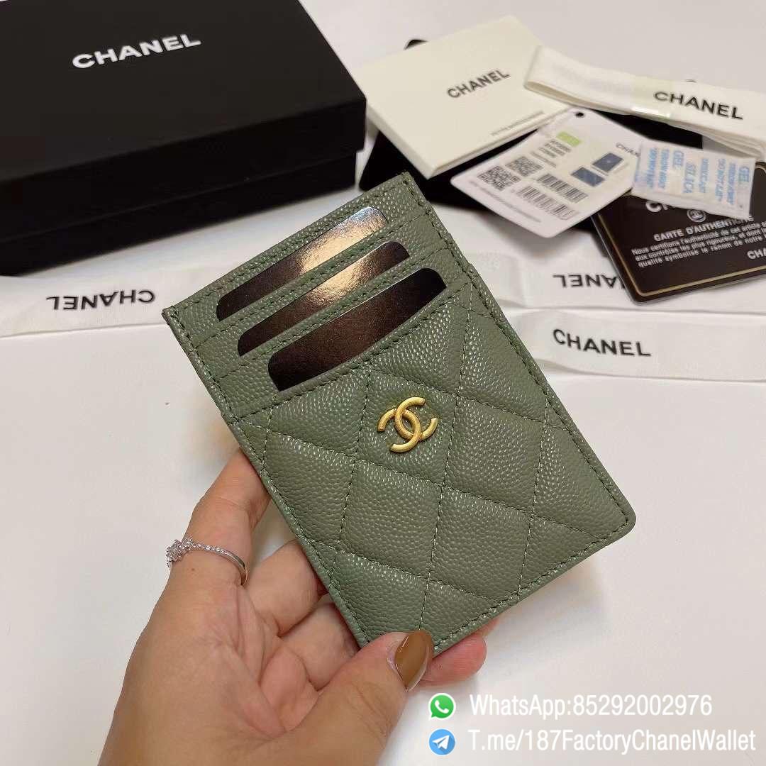 187 Factory Chanel Classic Card Holder Vert Benghal Green Grained Shiny Gold Tone Metal 01 187 Factory Chanel Classic Card Holder Vert Benghal Green Grained Shiny Gold Tone Metal 01