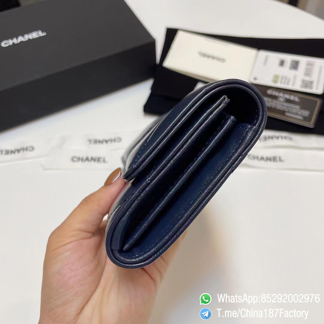 187 Factory Bags Chanel 19 Long Wallet Abysse Blue Shiny Lambskin Gold Tone Metal 05 187 Factory Bags Chanel 19 Long Wallet Abysse Blue Shiny Lambskin Gold Tone Metal 05