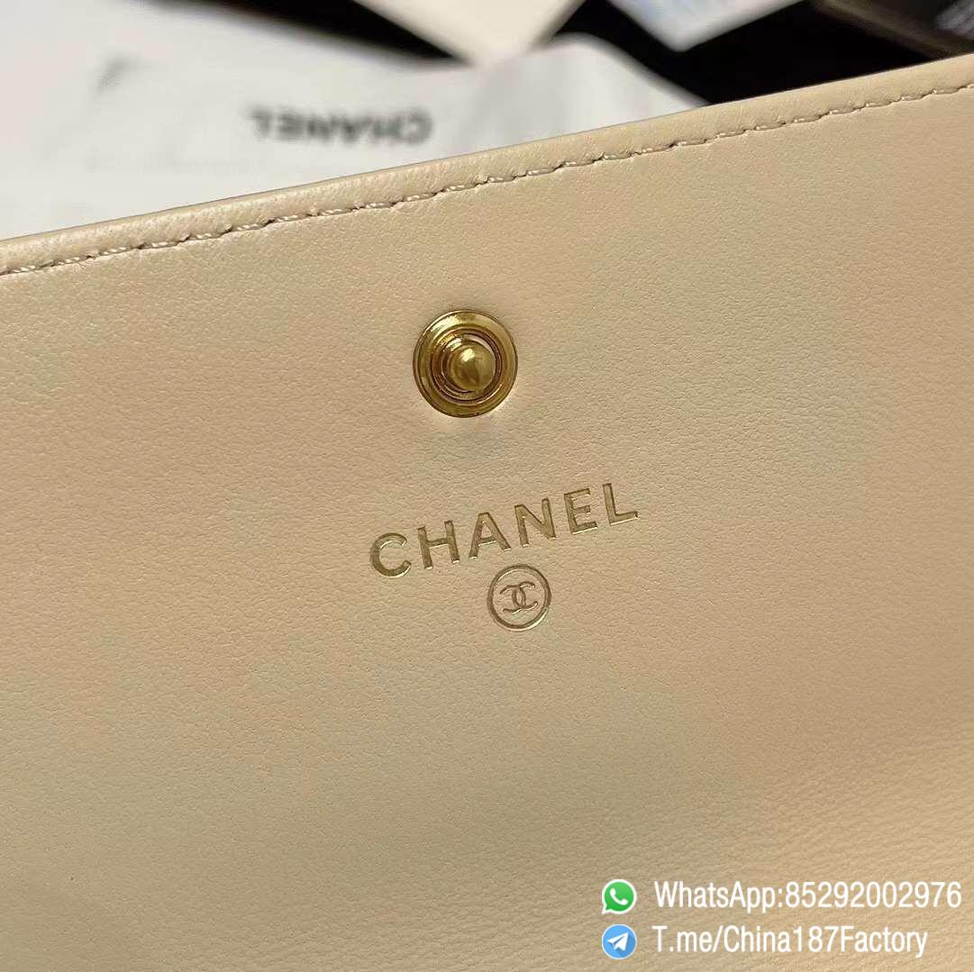 187 Factory Bags Chanel 19 Middle Cambon Wallet Beige Shiny Lambskin Gold Tone Metal 08 187 Factory Bags Chanel 19 Middle Cambon Wallet Beige Shiny Lambskin Gold Tone Metal 08