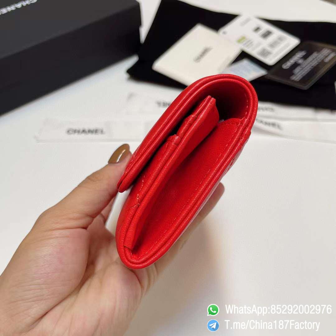 187 Factory Bags Chanel 19 Middle Cambon Wallet Bright Red Shiny Lambskin Gold Tone Metal 05 187 Factory Bags Chanel 19 Middle Cambon Wallet Bright Red Shiny Lambskin Gold Tone Metal 05