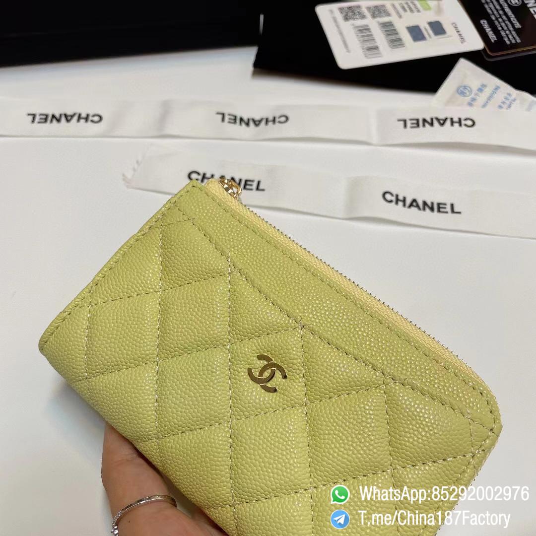 187 Factory Bags Chanel Classic Zipped Coin Purse with Card Slots Jaune Poussin Yellow Grained Shiny Lambskin Gold Tone Metal 04 187 Factory Bags Chanel Classic Zipped Coin Purse with Card Slots Jaune Poussin Yellow Grained Shiny Lambskin Gold Tone Metal 04