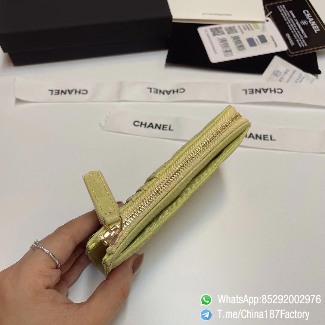 187 Factory Bags Chanel Classic Zipped Coin Purse with Card Slots Jaune Poussin Yellow Grained Shiny Lambskin Gold Tone Metal 07 187 Factory Bags Chanel Classic Zipped Coin Purse with Card Slots Jaune Poussin Yellow Grained Shiny Lambskin Gold Tone Metal 07