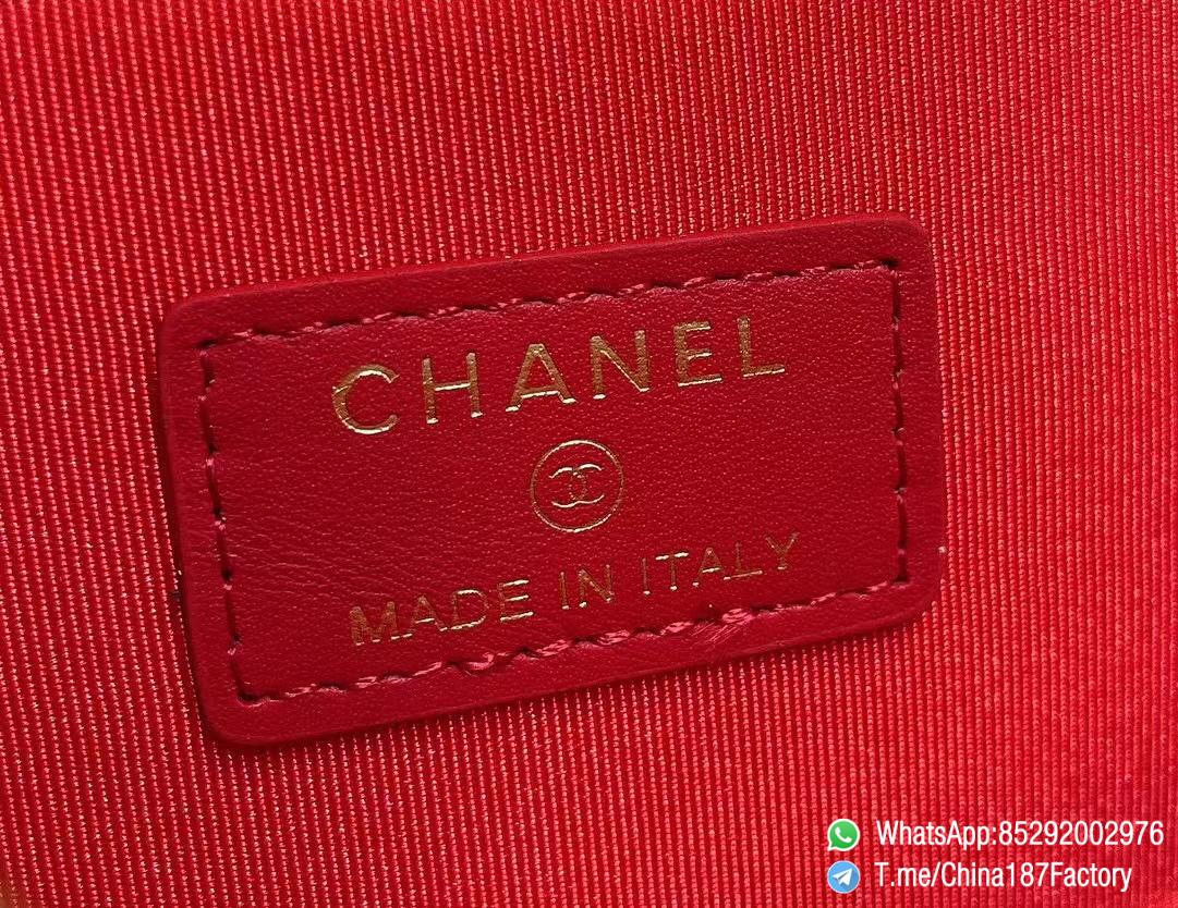 187 Factory Bags Chanel Classic Zipped Coin Purse with Card Slots Red Grained Shiny Lambskin Gold Tone Metal 09 187 Factory Bags Chanel Classic Zipped Coin Purse with Card Slots Red Grained Shiny Lambskin Gold Tone Metal 09