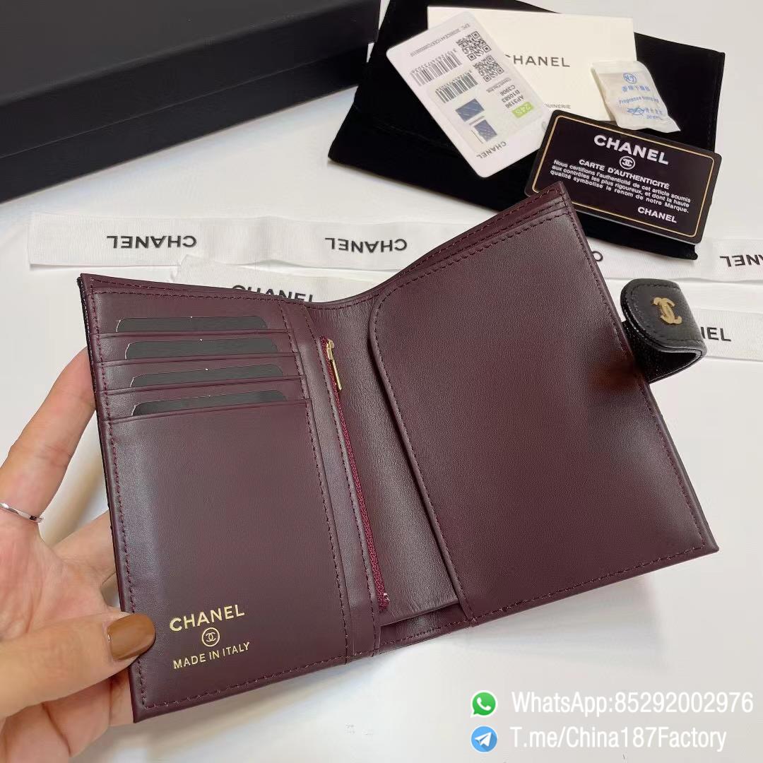 187 Factory Bags Chanel Multifunctional Passport Holder Black Grained Shiny Lambskin Gold Tone Metal 06 187 Factory Bags Chanel Multifunctional Passport Holder Black Grained Shiny Lambskin Gold Tone Metal 06