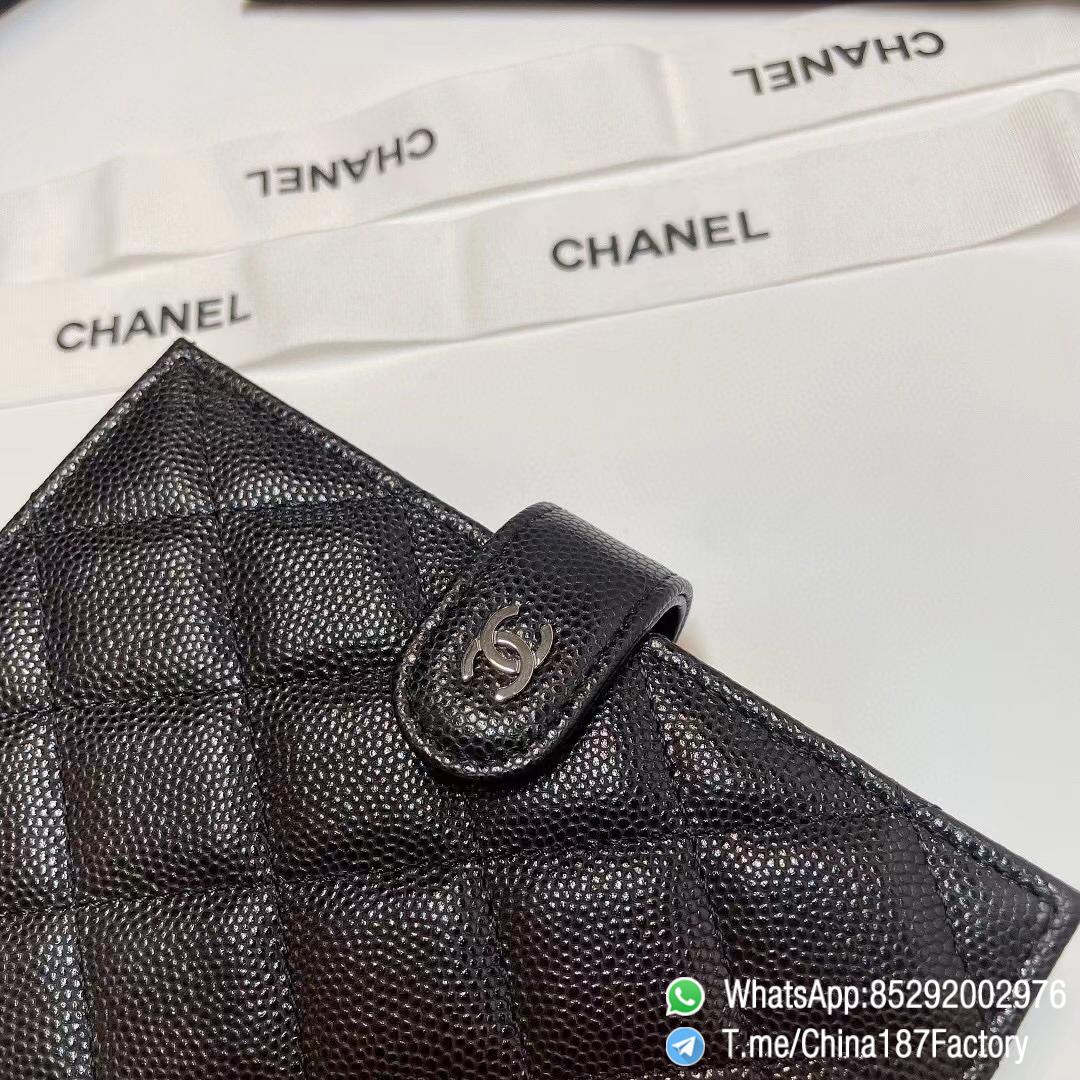 187 Factory Bags Chanel Multifunctional Passport Holder Black Grained Shiny Lambskin Silver Tone Metal 04 187 Factory Bags Chanel Multifunctional Passport Holder Black Grained Shiny Lambskin Silver Tone Metal 04