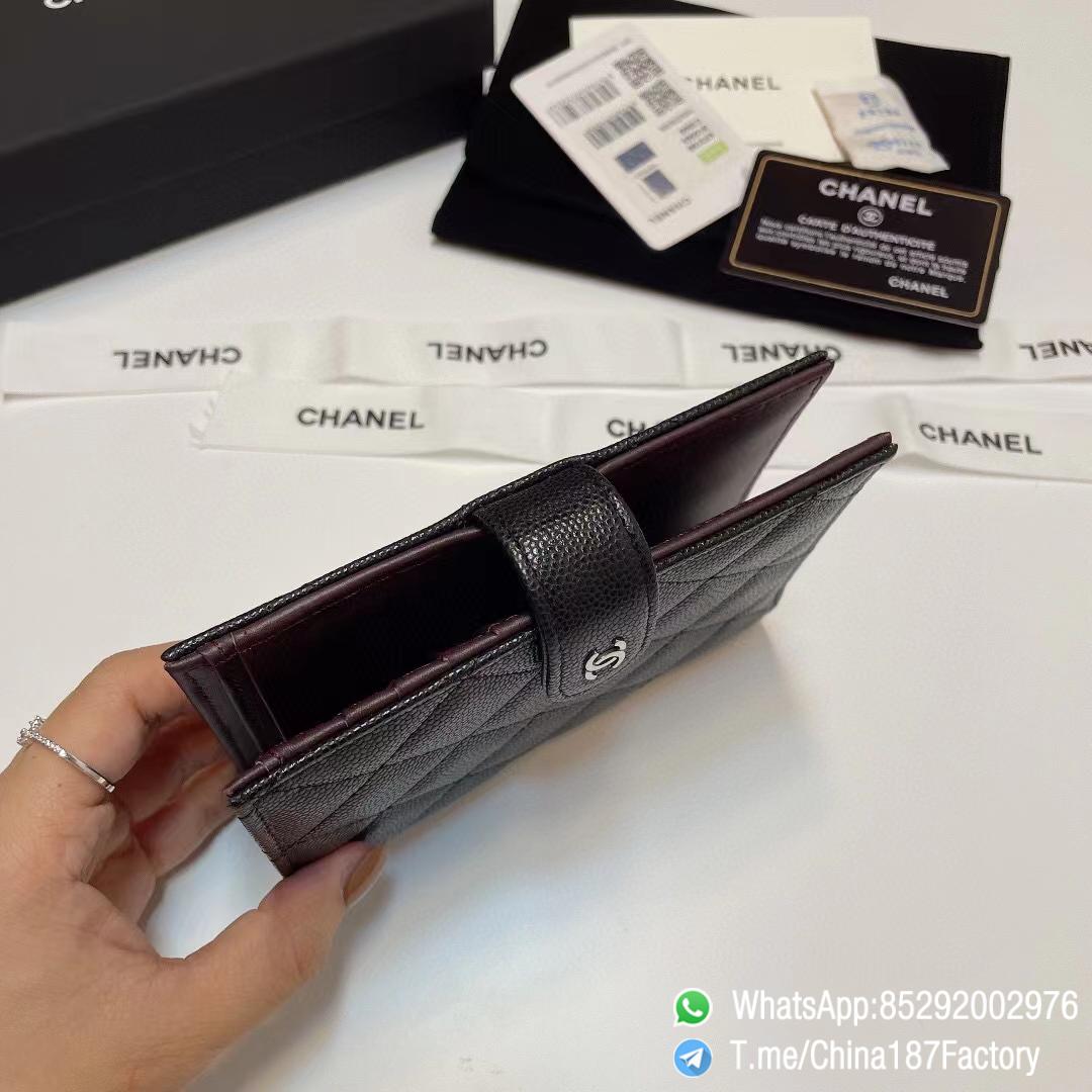 187 Factory Bags Chanel Multifunctional Passport Holder Black Grained Shiny Lambskin Silver Tone Metal 05 187 Factory Bags Chanel Multifunctional Passport Holder Black Grained Shiny Lambskin Silver Tone Metal 05