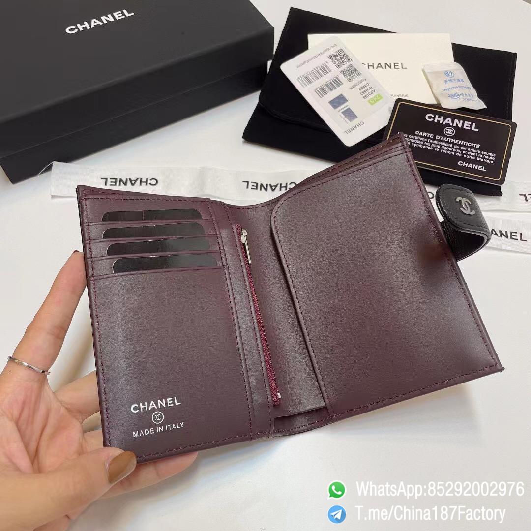 187 Factory Bags Chanel Multifunctional Passport Holder Black Grained Shiny Lambskin Silver Tone Metal 06 187 Factory Bags Chanel Multifunctional Passport Holder Black Grained Shiny Lambskin Silver Tone Metal 06