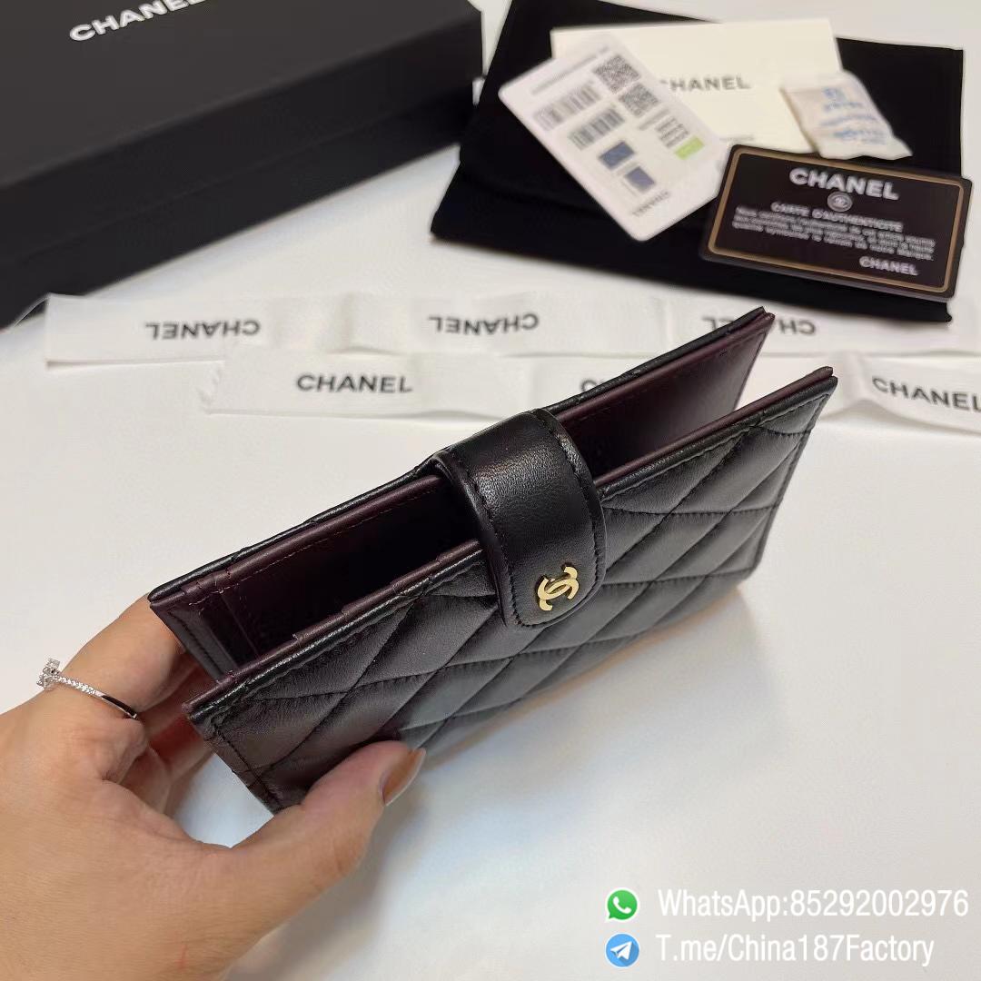 187 Factory Bags Chanel Multifunctional Passport Holder Black Shiny Lambskin Gold Tone Metal 05 187 Factory Bags Chanel Multifunctional Passport Holder Black Shiny Lambskin Gold Tone Metal 05