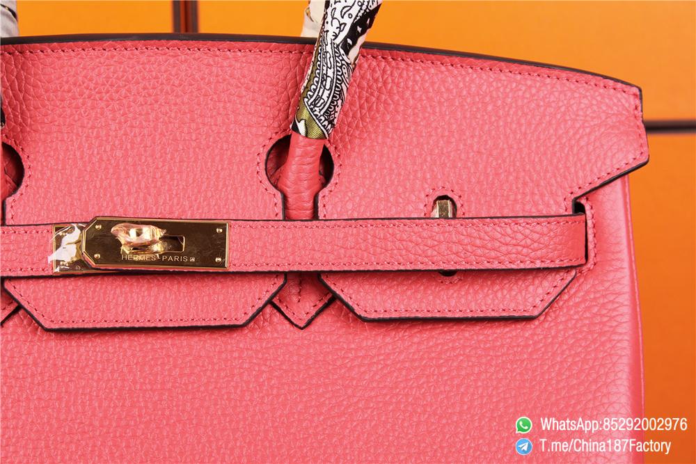 187 Factory Bag Birkin 35 Pink Flamingo I5 Gold Hardware 07 187 Factory Bag Birkin 35 Pink Flamingo I5 Gold Hardware 07