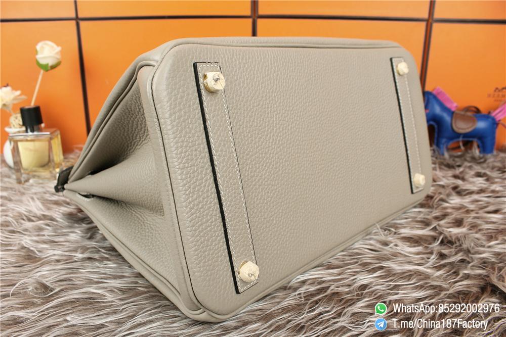 187 factory Bag 35cm Birkin Litchi Textures Beige Color Gold hardware 005 187 factory Bag 35cm Birkin Litchi Textures Beige Color Gold hardware 005