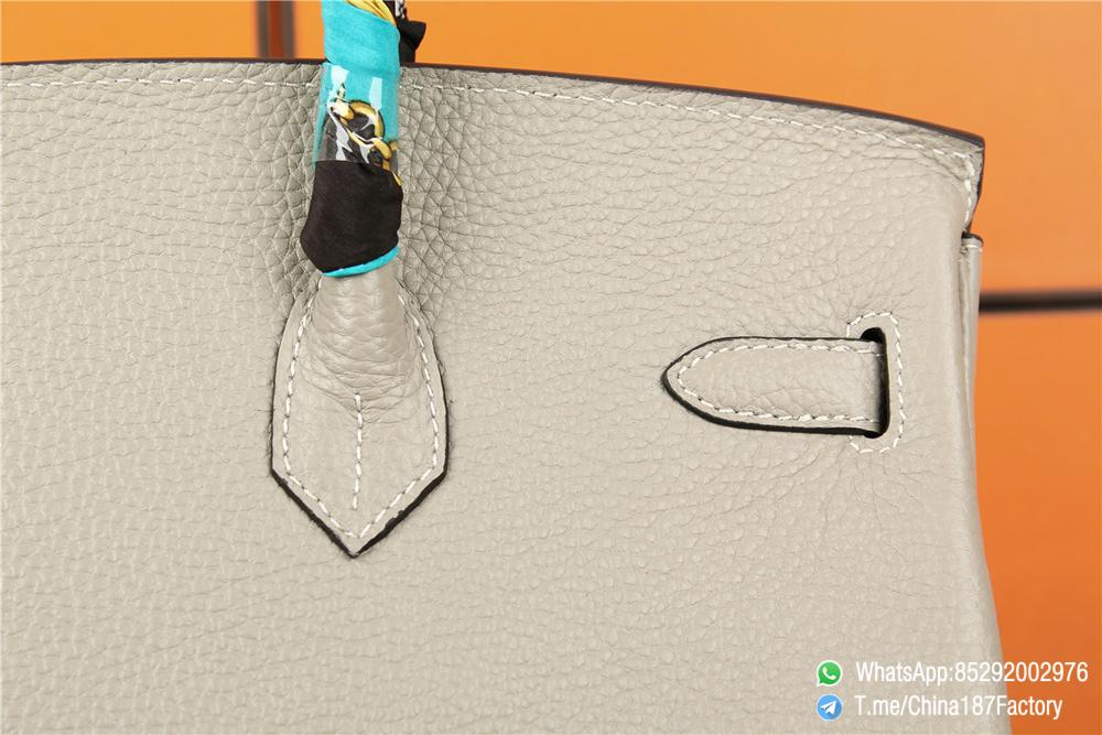 187 factory Bag 35cm Birkin Litchi Textures Beige Color Gold hardware 007 187 factory Bag 35cm Birkin Litchi Textures Beige Color Gold hardware 007